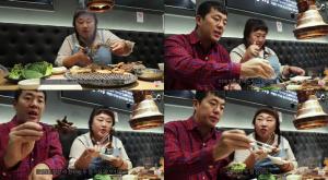 홍윤화♥김민기, 다이어트 Stop → 돼지갈비 무한리필 먹방 ‘꽁냥꽁냥’