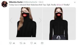 구찌, 스웨터 신제품 ‘흑인 비하’ 논란…"깊이 사과"