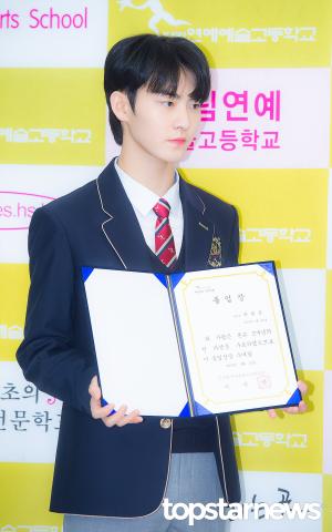 [HD포토] 더보이즈(THE BOYZ) 활, ‘카리스마 넘치는 눈빛’ (제 8회 한림연예예술고등학교 졸업식)