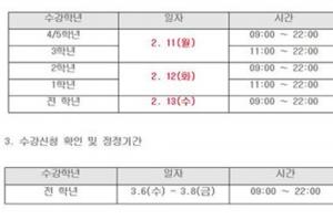 ‘울산대학교 uwins’, 13일부터 전 학년 오전 9시부터 수강 신청 가능… 방법은?