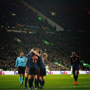 [UEFA 유로파리그] ‘이강인 결장’ 발렌시아, 셀틱 원정서 2-0 완승…“체리셰프-루벤 소브리노 듀오 1골 1도움씩 만점 활약”