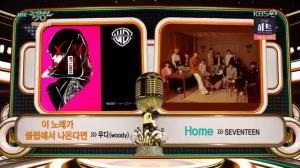 ‘뮤직뱅크’ 세븐틴 vs 우디, ‘홈’(Home)-‘이 노래가 클럽에서 나온다면’ 1위 대결