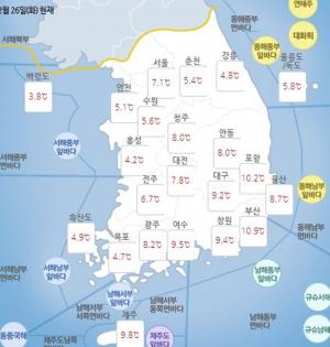 [내일날씨] 27일 전국 구름 많고 흐려, 제주도-남부지방 비 예보…건조특보 해제 가능성↑