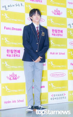 [HD포토] 김사무엘, ‘긴장했어요!’ (제 11회 한림연예예술고등학교 입학식)