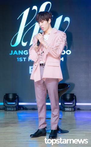 [HD포토] 인피니트(INFINITE) 장동우, ‘너무 떨리는 쇼케이스’