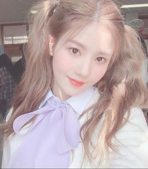 아이즈원 권은비, 학생으로 변신한 권리다의 빛나는 미모…‘금비다 금비’