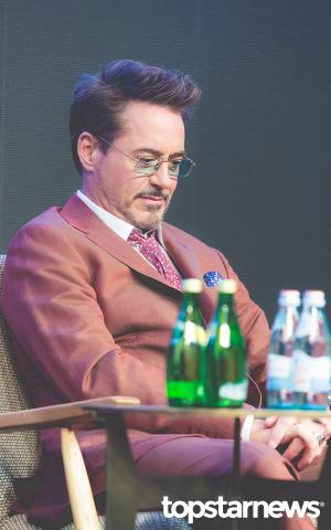 [HD포토] 로버트 다우니 주니어(Robert Downey Jr.), ‘숙연해지는 기자간담회’ (어벤져스: 엔드게임 아시아 프레스 컨퍼런스)