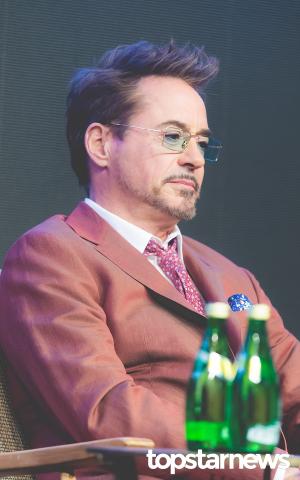 [HD포토] 로버트 다우니 주니어(Robert Downey Jr.), ‘이마가 예쁜 로다주’ (어벤져스: 엔드게임 아시아 프레스 컨퍼런스)