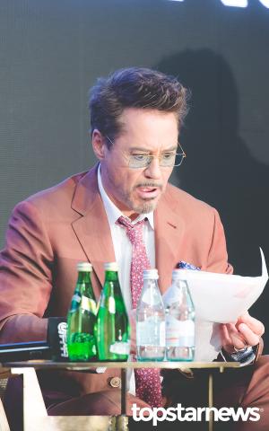 [HD포토] 로버트 다우니 주니어(Robert Downey Jr.), ‘아이언맨도 놀라게 만든 선물의 정체는?’ (어벤져스: 엔드게임 아시아 프레스 컨퍼런스)