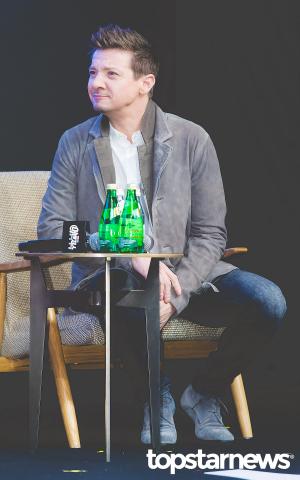 [HD포토] 제레미 레너(Jeremy Renner), ‘귀염귀염한 얼굴’ (어벤져스: 엔드게임 아시아 프레스 컨퍼런스)