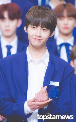 [HD포토] 이진혁, ‘깜찍한 손하트’ (프로듀스X101(프로듀스101시즌4))