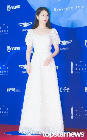 [HD포토] 아이유(IU/이지은), ‘하얀 드레스 입은 공주님처럼’ (백상예술대상)