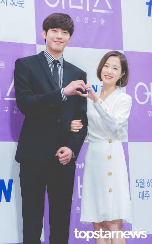 [HD포토] 안효섭-박보영, ‘시청률 급상승 시키는 커플 비주얼’ (어비스)