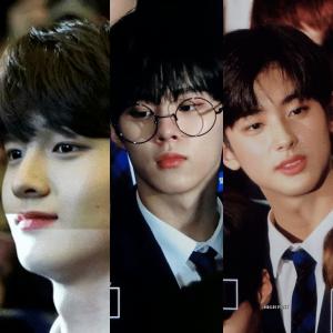 ‘프듀엑스’ 비주얼 라인 ‘차돌맹’ 화제…차준호-김민규-김우석