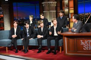 방탄소년단(BTS), 美 CBS 인기 토크쇼 ‘스티븐 콜베어 쇼’ 출연…비틀즈 연상케한 무대