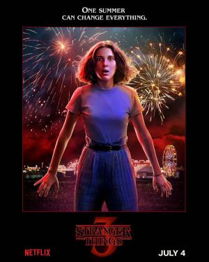 ‘기묘한 이야기 시즌3’ 밀리 바비 브라운, 일레븐 캐릭터 포스터 공개…“그들이 온다”