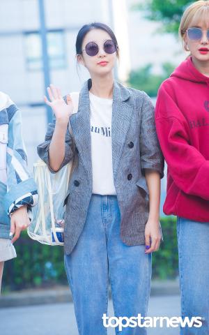 [HD포토] 이엑스아이디(EXID) 혜린, ‘레고들 안녕!’ (뮤직뱅크)