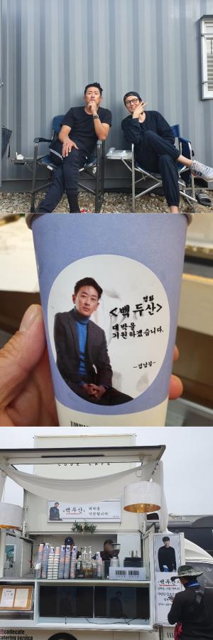‘열혈사제’ 김남길, 하정우에게 커피차 선물…‘클로젯’ 기대감↑