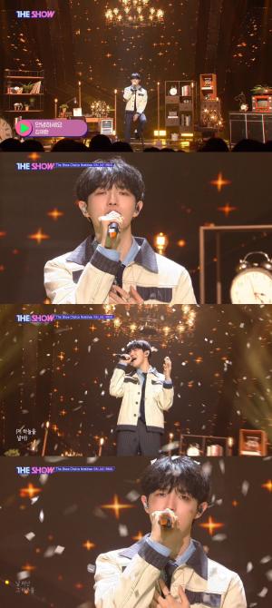 [★픽] ‘더쇼’ 김재환, ‘안녕하세요’로 음악방송 솔로 첫 1위…라이브 무대 조회수 6만 8천 뷰 돌파