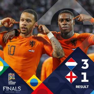 [UEFA 네이션스리그] 네덜란드, 연장 접전 끝에 잉글랜드 3-1로 제압…호날두의 포르투갈과 결승 앞둬