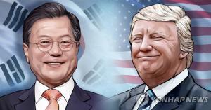 문재인 대통령·트럼프, 내일 나란히 한국으로…모레 한미 정상회담