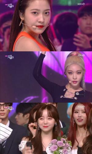 [종합] ‘뮤직뱅크’ 레드벨벳, 방탄소년단 꺾고 1위…막방 케이·최원명 ‘눈물’, 청하·(여자)아이들 컴백에 ITZY·아이즈원·엔플라잉·세븐틴 등 상반기 결산 특별출연