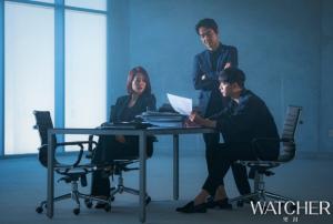 ‘왓쳐(WATCHER)’ 한석규-김현주-서강준, 드라마 기대감 UP시키는 현장포토