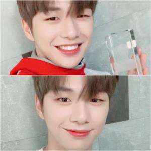 ‘승리 요정’ 강다니엘, 6개월 만에 롯데 시구로 팬들과 만남…가득 채워진 사직구장 “오랜만에 반가웠어요”