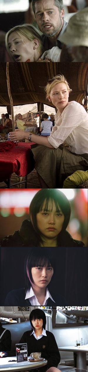 영화 ‘바벨’, 브래드 피트-케이트 블란쳇-키쿠치 린코 출연…’13년 전 이들의 모습은?’