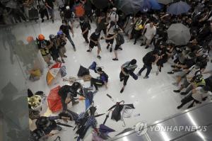 홍콩시위에 대한 中의 반응은?