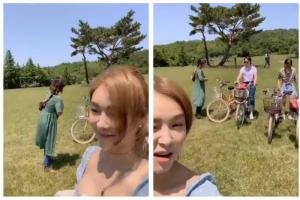 ‘캠핑클럽’ 이효리-옥주현-이진-성유리, 자전거 타기 비하인드 영상 공개…‘나이 잊은 발랄함’