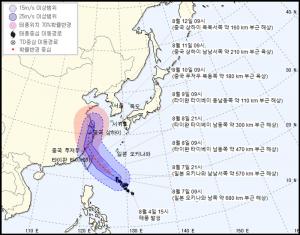 8호 태풍 프란시스코 소멸, 9호 레끼마-10호 크로사 ‘태풍위치 및 경로’…한반도 영향 가능성은?