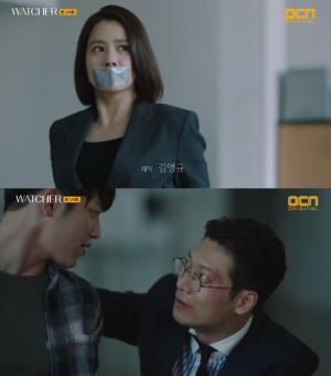 ‘왓쳐 (WATCHER)’ 김현주, 박훈이 서강준 손가락 자르려 하자 “차라리 내 손 잘라”…한석규 전화받고 “잘 가라” (2)