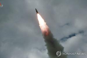 합참 "北 단거리탄도미사일 발사…최대속도 마하 6.5이상"