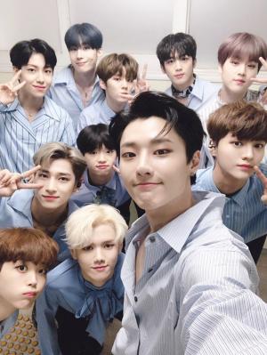 엑스원(X1), ‘2019 포항 K-POP 콘서트’ 후 깜찍 인증샷…“원잇 감사해요♥”