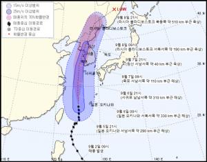 [오늘날씨] 13호 태풍 링링, 기상청 발표 6일 예상 이동 경로-위치는?…’제주도 서귀포 해상’
