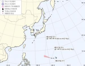 [오늘날씨] 27일 전국 흐려, 주말까지 일부지역 비소식…18호 태풍 미탁 경로 ‘개천절 북상할까’