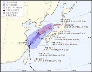 [오늘날씨] 제18호 태풍 &apos;미탁(MITAG)&apos; 영향권 들어, 서울 지역 비 소식…개천절 이동경로는?