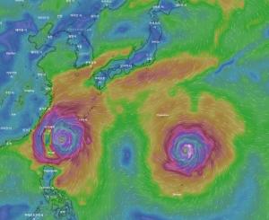 제19호 태풍 하기비스 이동경로 한국 아닌 대만으로…제20호 태풍 너구리는 괌 주변에서 복지부동