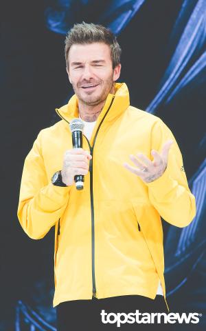 [HD포토] 데이비드 베컴(David Beckham), ‘블랙핑크가 20분이나 지각할줄 몰랐죠~’