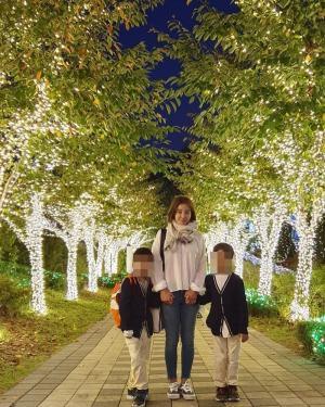 ‘낭만클럽’ 박은혜, 두 아들과 행복한 일상…“행복하게 웃기”