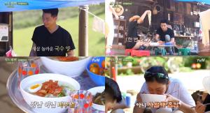 [★픽] ‘삼시세끼 산촌편’ 박서준-염정아-윤세아-박소담, 촬영지에서 김치말이국수 폭풍 먹방…‘면치기 장인이네’ 