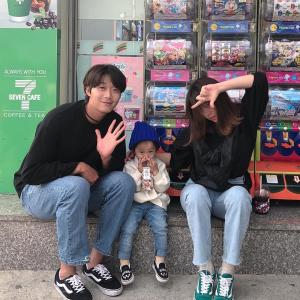 허민♥정인욱, 딸 아인이와 당일치기 경주여행…“나는 멀쩡한 사진이 없네”