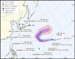 [오늘날씨] 25호 태풍 펑선, 괌 발생…기상청 발표 예상 이동 경로-위치는?