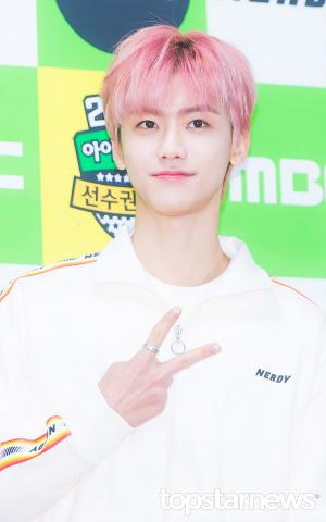 [HD포토] 엔시티 드림(NCT DREAM) 재민, ’핑크색도 소화하는 얼굴’ (2020아육대)