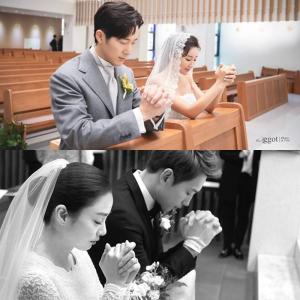 [이슈] 배우 이완♥프로골퍼 이보미 성당 결혼식…친누나 김태희♥비 닮은꼴 결혼