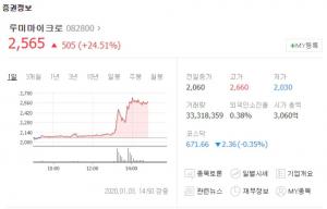 루미마이크로, 비보존 우회상장 가능성에 급등…텔콘RF제약-에스텍파마 등 관련주 주가는?