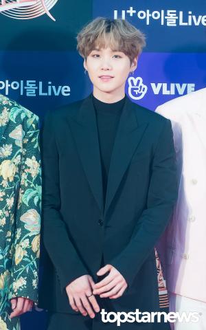 [HD포토] 방탄소년단(BTS) 슈가, ‘심쿵하게 만드는 눈빛’ (제34회 2020 골든디스크어워즈)