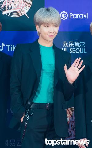 [HD포토] 방탄소년단(BTS) RM, ‘스윗한 미소’ (제34회 2020 골든디스크어워즈)