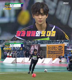 SF9 로운, 키 190cm 비율 깡패의 완벽한 승부차기…“축구 실력도 완벽”